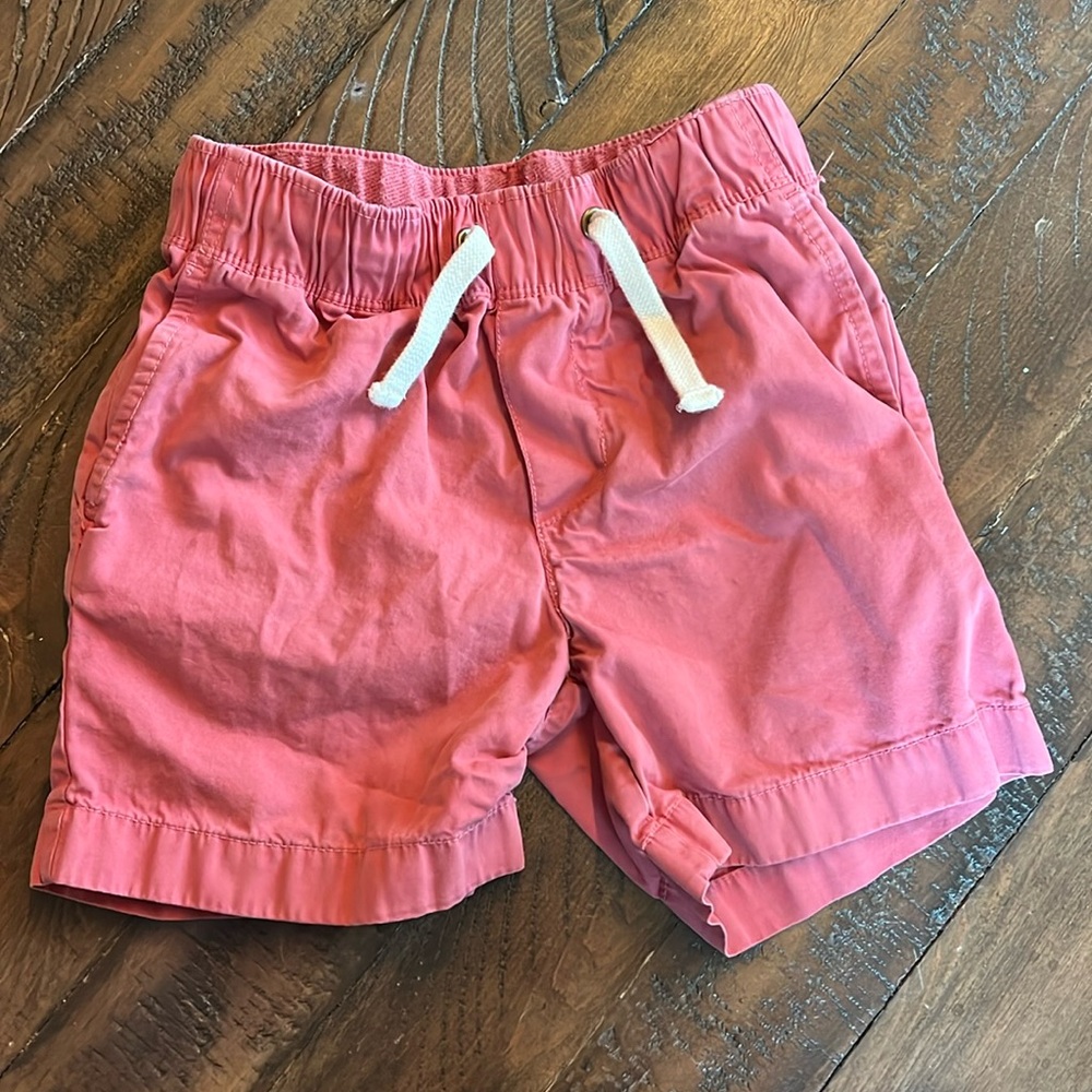 Boys salmon red crew cuts shorts 4t